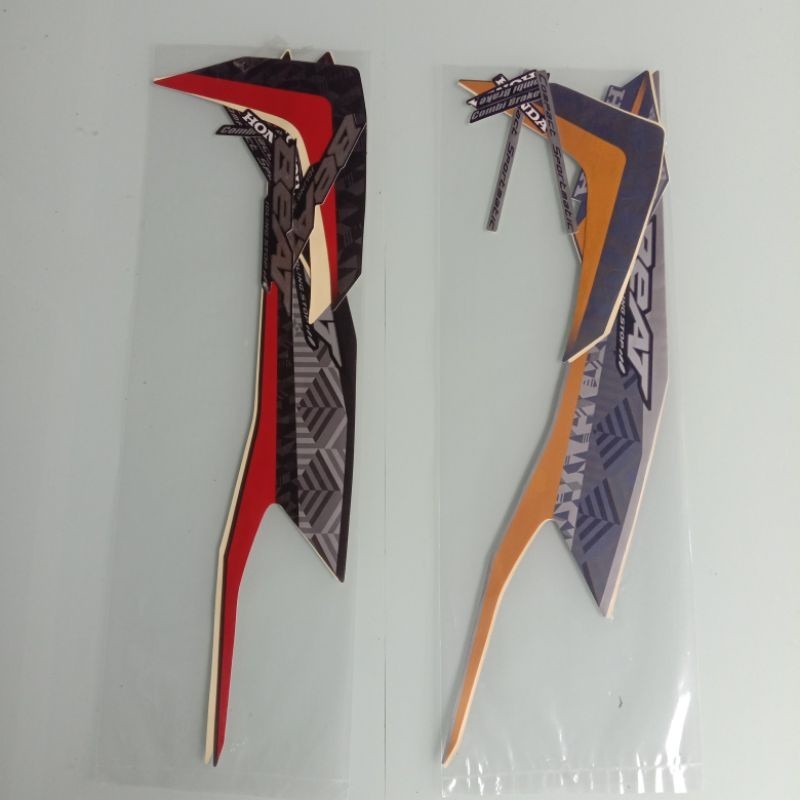 striping sticker Honda Beat fi ISS idling stop 2021 2021