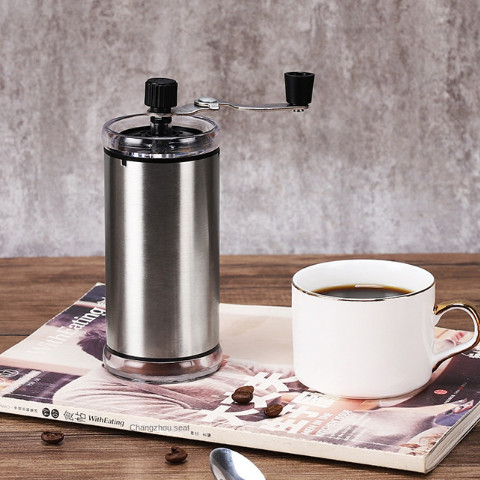 

Alat Penggiling Kopi Manual Coffee Grinder Adjustable Foldable