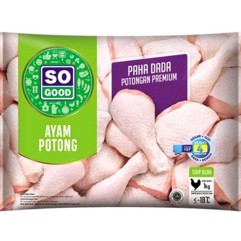 

So Good Ayam Potong Paha Dada 1 kg