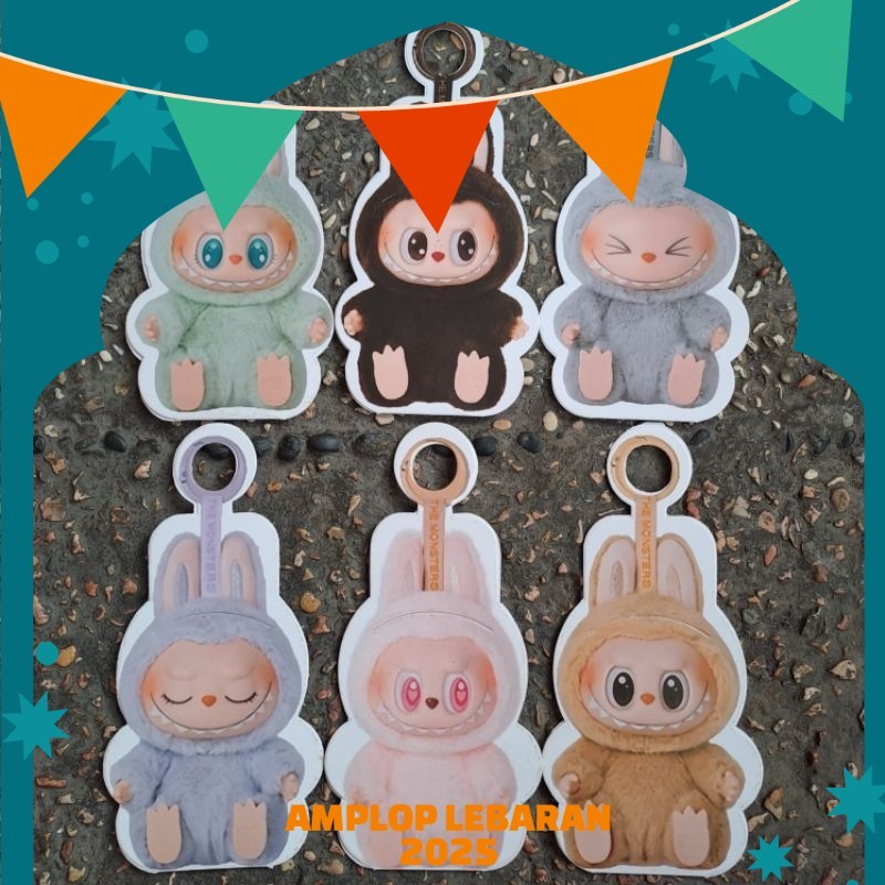 

AMPLOP LEBARAN 3D MOTIF LABUBU // AMPLOP VIRAL