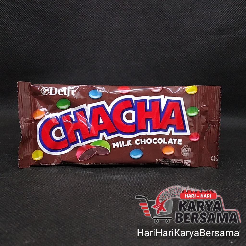 

MAKANAN RINGAN DELFI CHACHA MILK CHOCOLATE 20GR