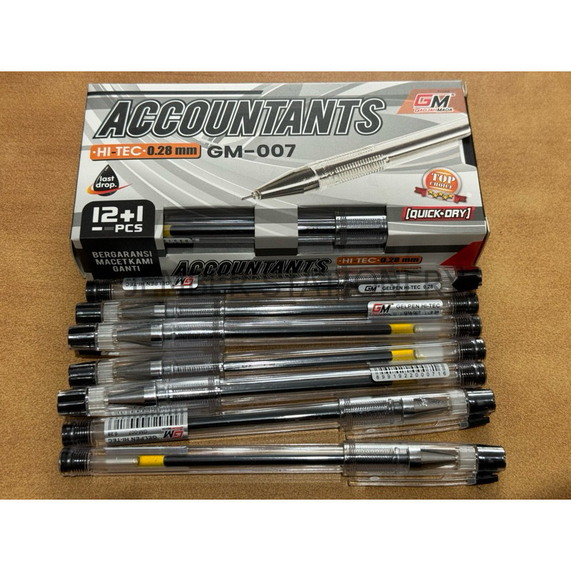

(13pcs) Pulpen Hitec GM007 0.28mm
