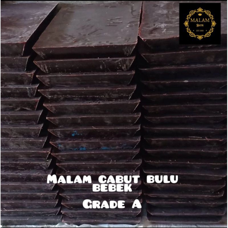 Malam Lilin  Hitam Perontok Bulu Bebek/Unggas Malam Songka Berkualitas Harga Pabrik Termurah Di Shop