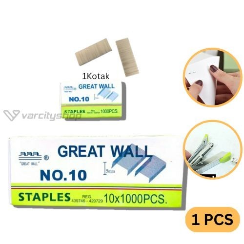 

STAPLES NO.10 KECIL ISI STEPLER REFILL HEKTER STEPLES