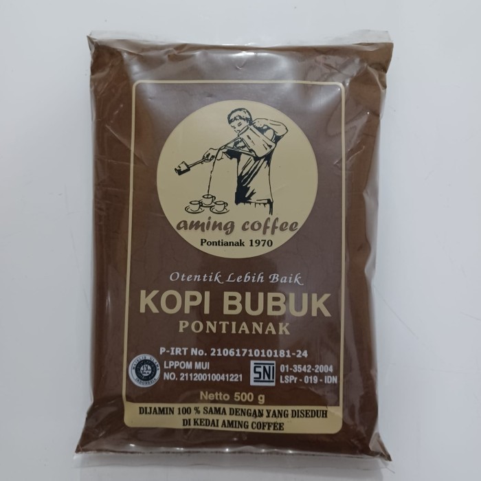 

TP Kopi Bubuk Aming - Kopi Bubuk Robusta khas Pontianak - 500gram