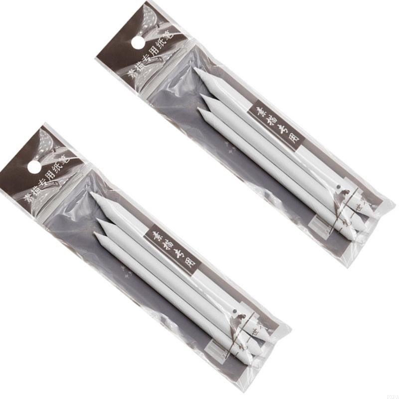 

PXPA 3/6PCS Blending Stumps and Tortillions for Charcoal Pencil Or Crayon Drawing, Sandpaper Pencil Sharpener for Sketching