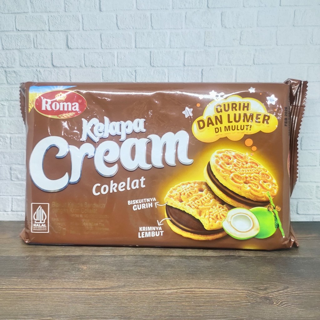 

ROMA KELAPA CREAM COKELAT 189G