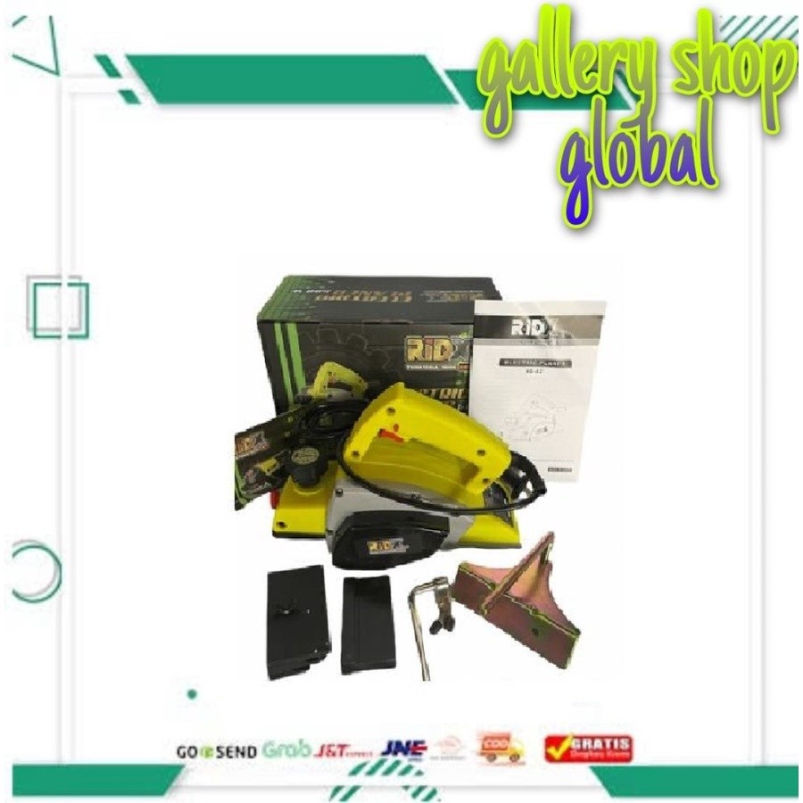 MESIN PLANER / SERUT KAYU/PASAH/ RIDX ELECTRIC PLANER 600 WATT X6 - 82
