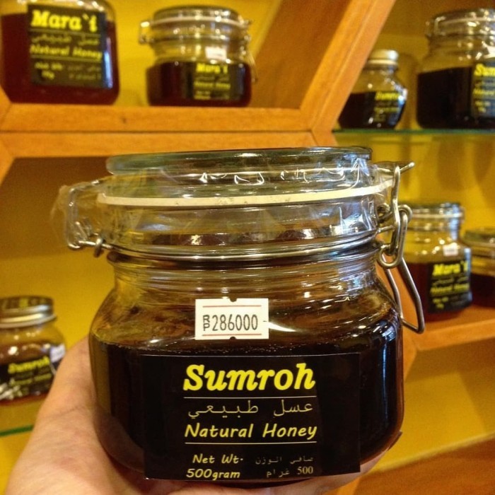 

Madu Sumroh Sumrah Import Yaman Asli 1000000% Ukuran 500 gr