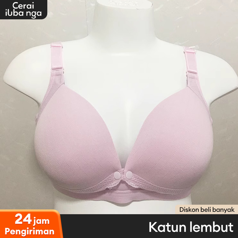 Bra Menyusui Wanita BH Menyusui Push Up Busa Tipis Maternity Bra Nursing Bra Kancing Depan 518