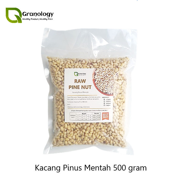 

Kacang Pinus Mentah / Raw Pine Nut (500 gram) by Granology