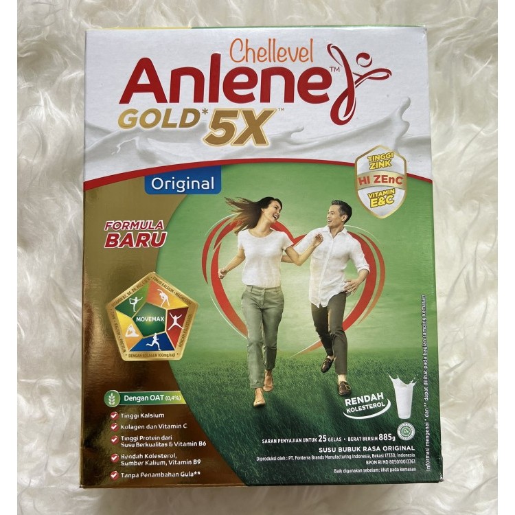 

[PROMO]Best Seller Anlene Gold 5X 885 gr Rasa Original / Anlene Gold 885gr Original