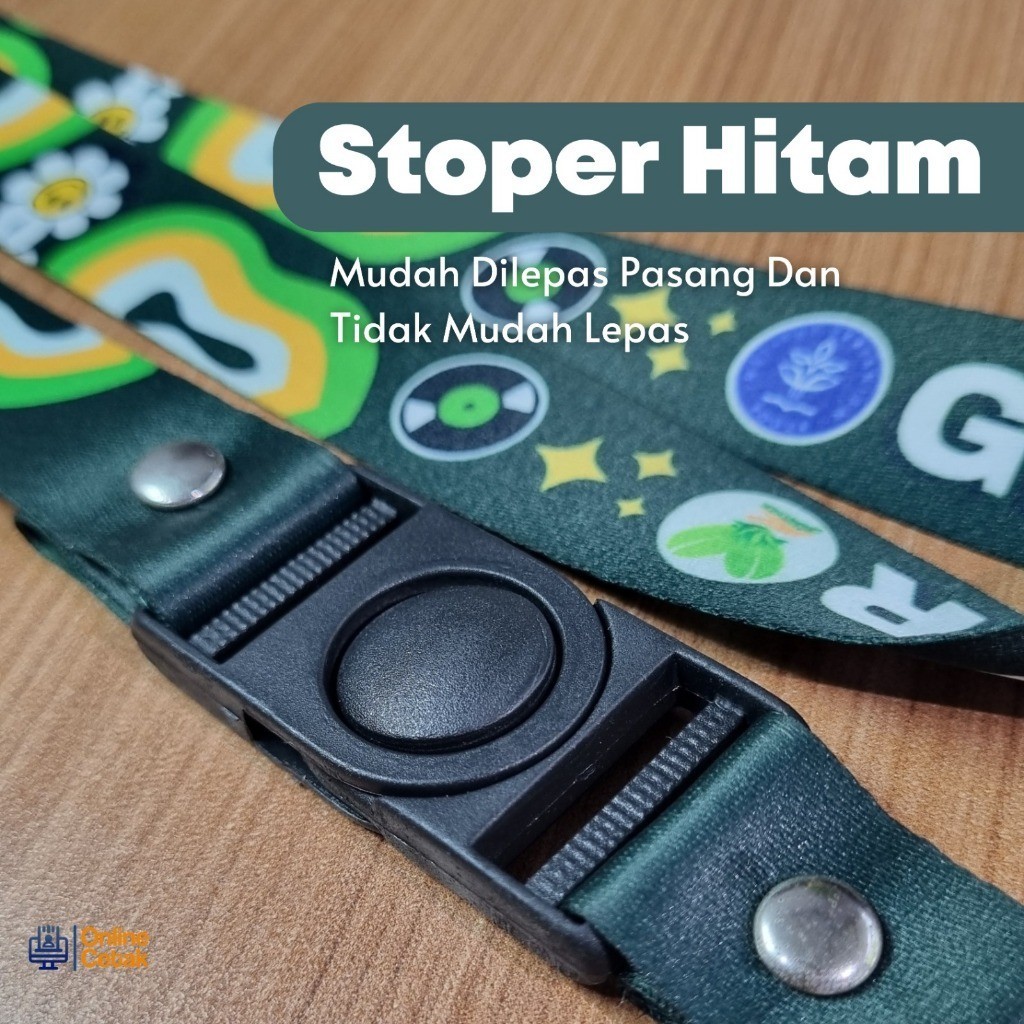 

Cetak Custom Lanyard ID Card Printing 2cm Cetak 2 Muka High Quality