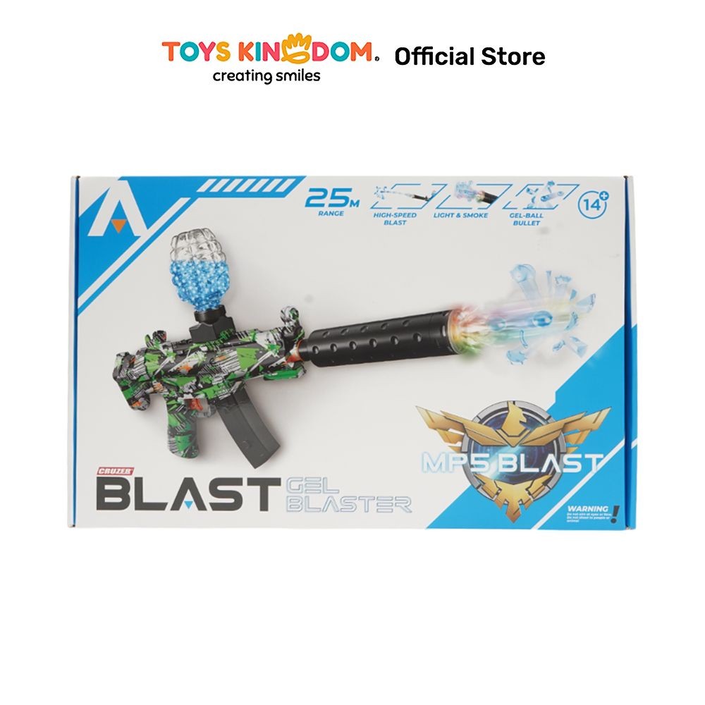 Toys Kingdom Cruzer Blast Gel Blaster Mp5 Sound & Light - Mix Toys Kids Toy Senjata Tembak Gun Toys 