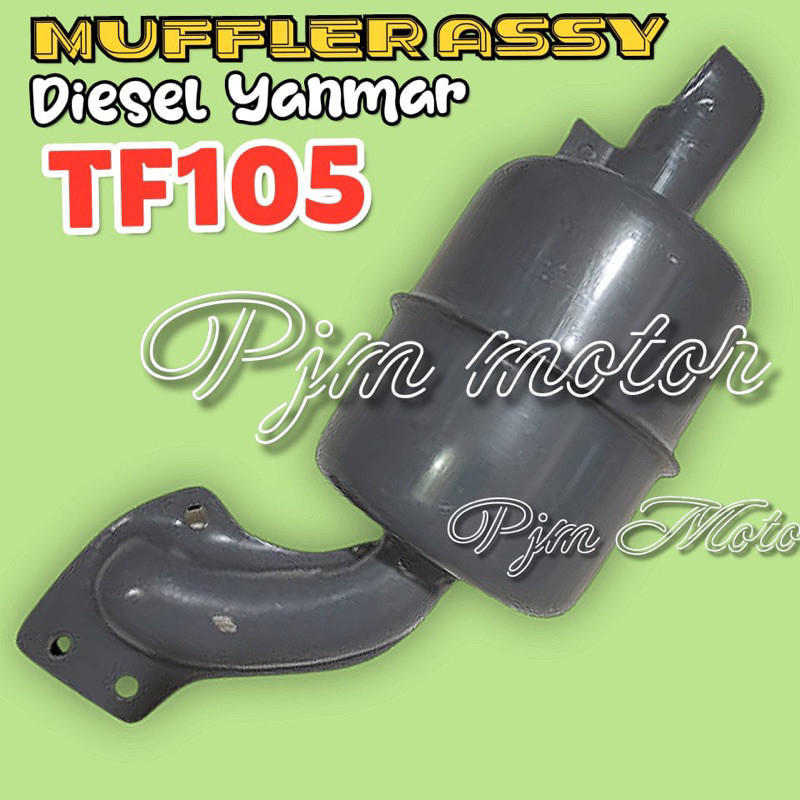 

MUFFLER SILENCER KENALPOT KNALPOT MESIN DIESEL TF 105 TF105 YANMAR MODEL LOKAL amplas