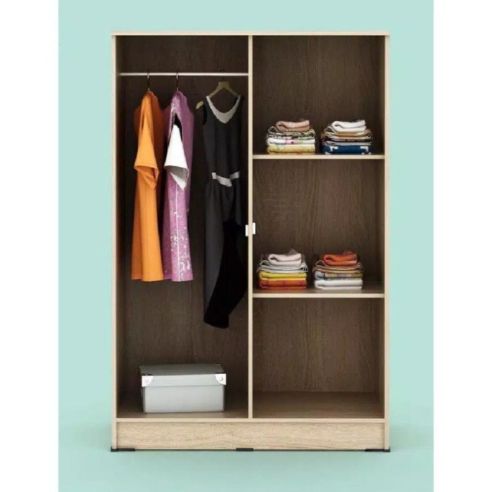 LEMARI ANAK HAMBALAN MINIMALIS RAK BAJU SEDERHANA RAK KAOS RAK BAJU BL - RAK DAN GANTUNG