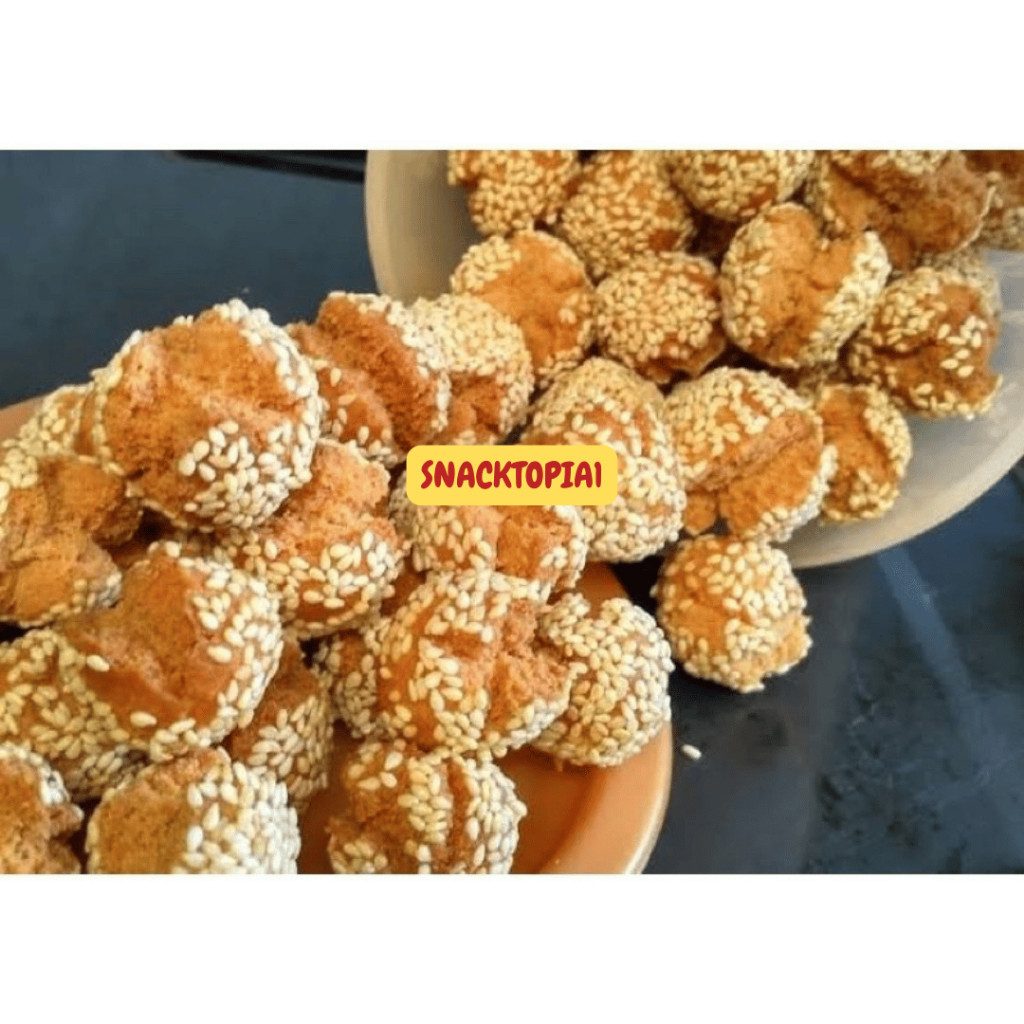 

NEW Terlaris onde onde kering kue ketawa wijen 1 kg COD SALE