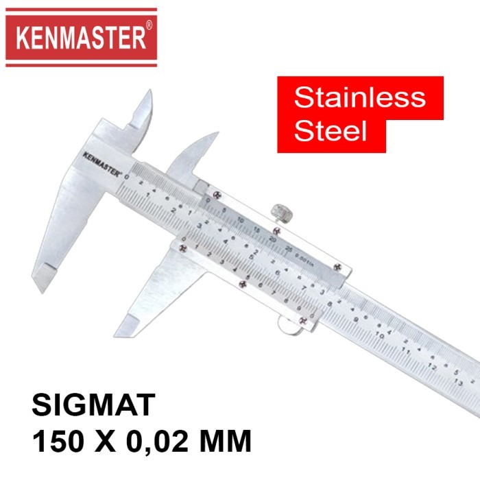 

Sigmat Original KENMASTER 6 INCH Vernier Caliper jangka sorong