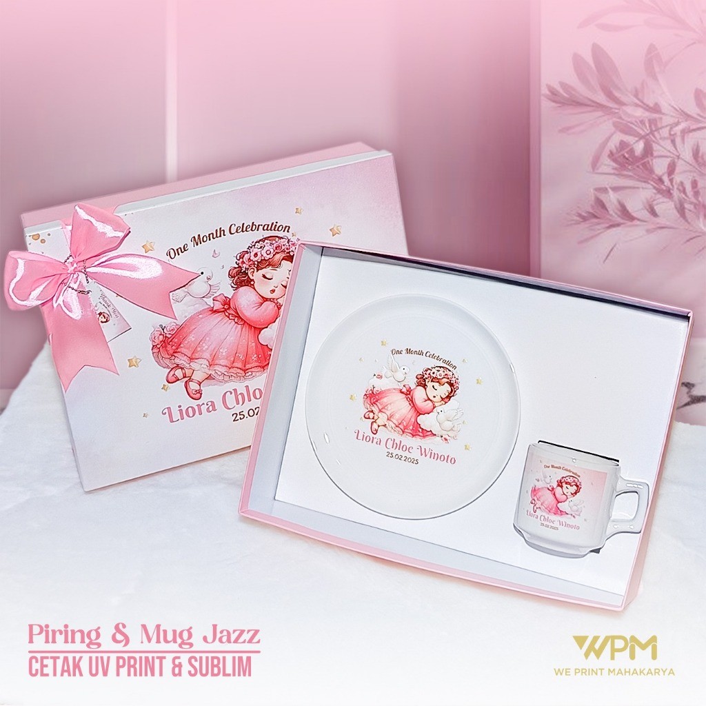 KG Paket Souvenir Piring Custom / Custom Piring