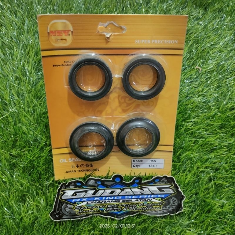 SEAL SIL SHOCK ABSOBERKER SOKBREKER DEPAN RX KING SEPAKET SEAL DEBU RX KING NEW RX KING LAMA UNIVERS