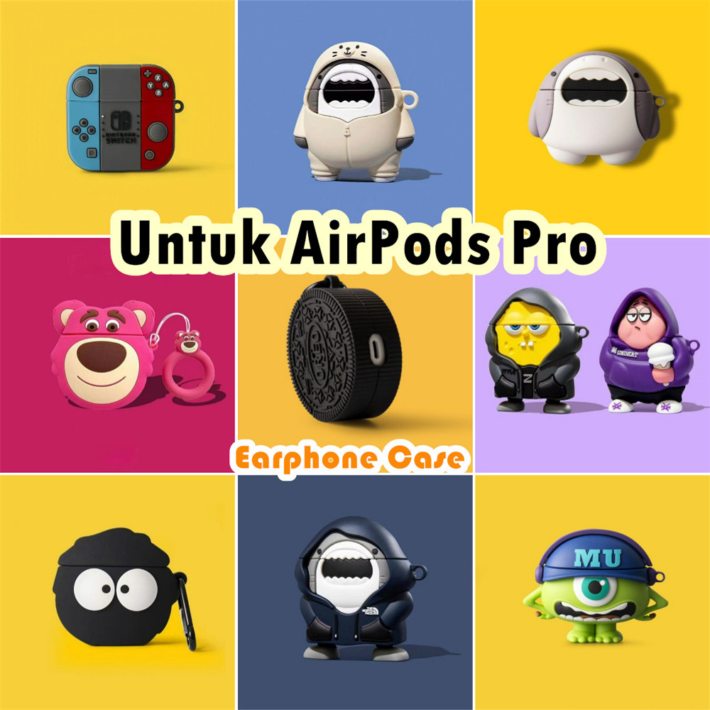 【Coco Case】Untuk AirPods Pro Casing Karakter Lucu Soft Silikon Kasus Telpon Telinga NO.4