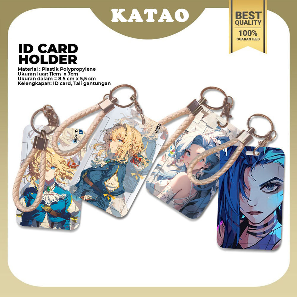 ID CARD HOLDER MOTIF Anime beauty PHOTOCARD PHOTO CARD