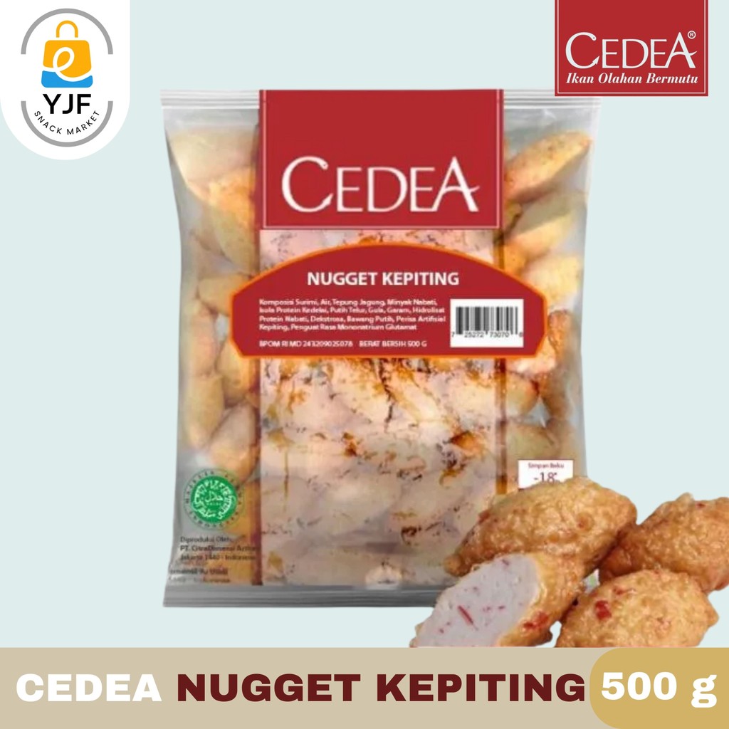 

Cedea Nugget Kepiting Crab Flavoured Nugget [200g/500g]