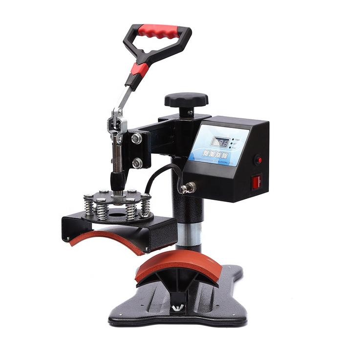 Mesin Sablon Heat Press Topi Sublimation Printing 350w Cetak SH15