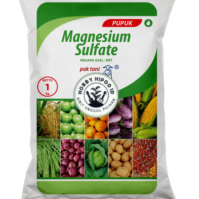 PUPUK MAGNESIUM SULFATE (MGSO4) 1 KG Hobby Hipoo ID