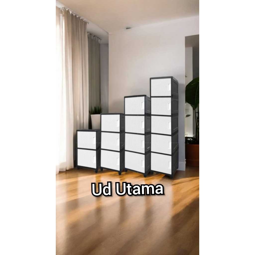 Lemari Plastik Pakaian / Lemari Plastik Rak / Lemari Plastik Susun 2