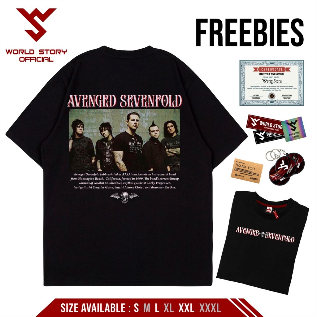 World Story - Kaos Band Avenged Sevenfold A7x Foto Rocks Underground Metal Progresive