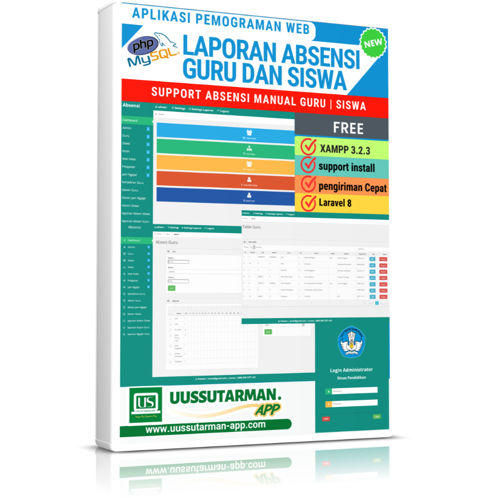 Aplikasi Absensi Guru dan Siswa Berbasis Web