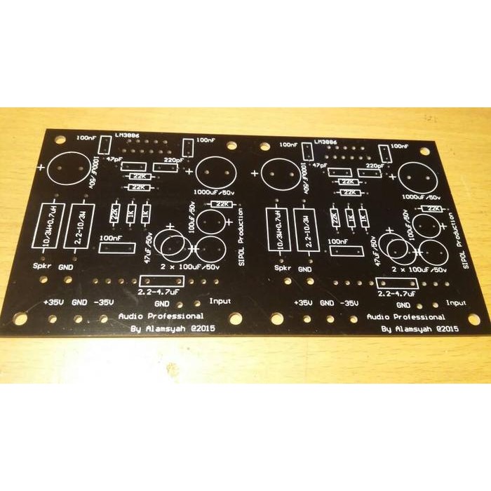 Part PCB Gain clone 3886 Stereo Pertinax Electrical Equipment