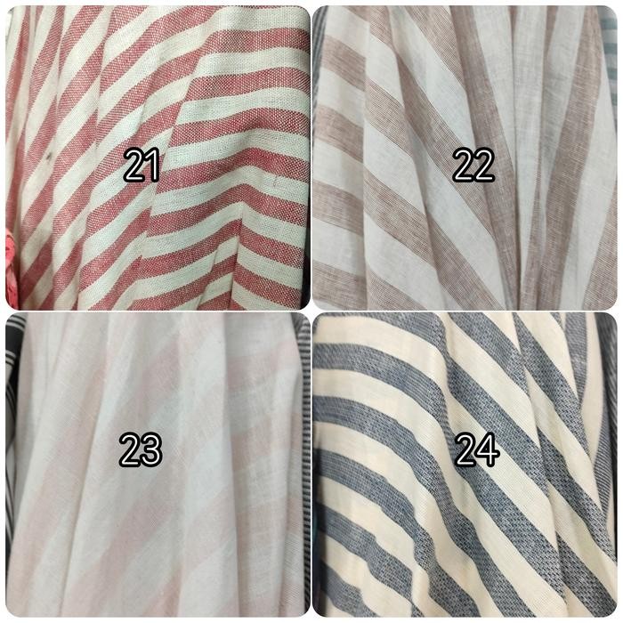 Katun linen import - kain linen garment - bahan linen cotton - 21