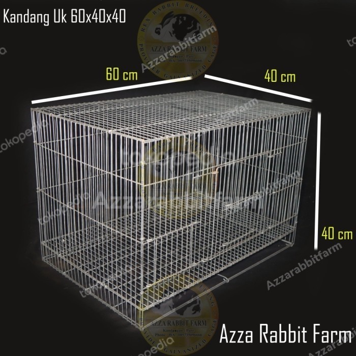 kandang galvanis uk 60x40x40 sugar glider
