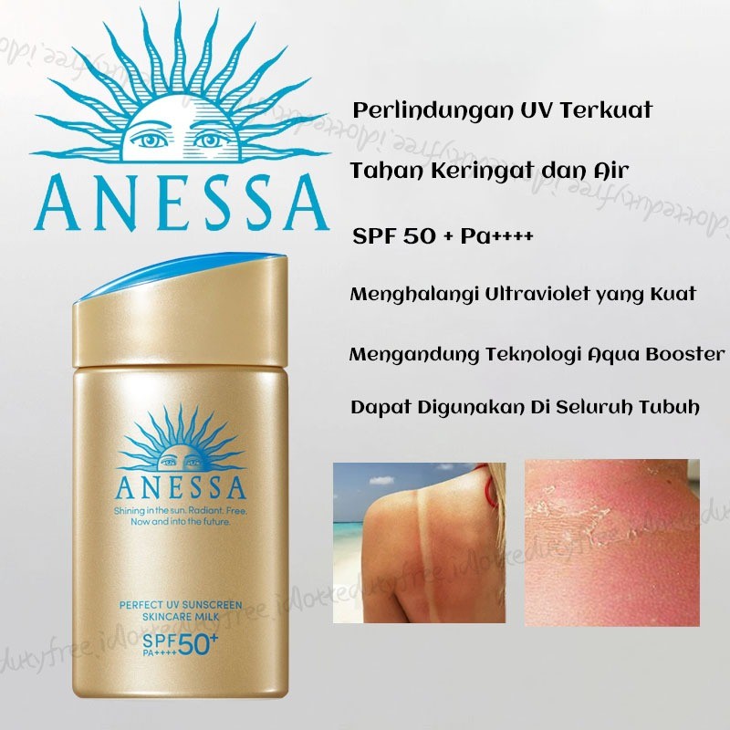 ANESSA Sunscreen Perfect UV Sunscreen Skincare Milk 60ml