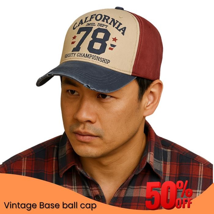 Topi Baseball Retro Pria Vintage Keren | Model Trucker California Miami topi baseball pria, topi vin