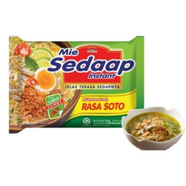 

SEDAAP MIE SEDAP KUAH SOTO