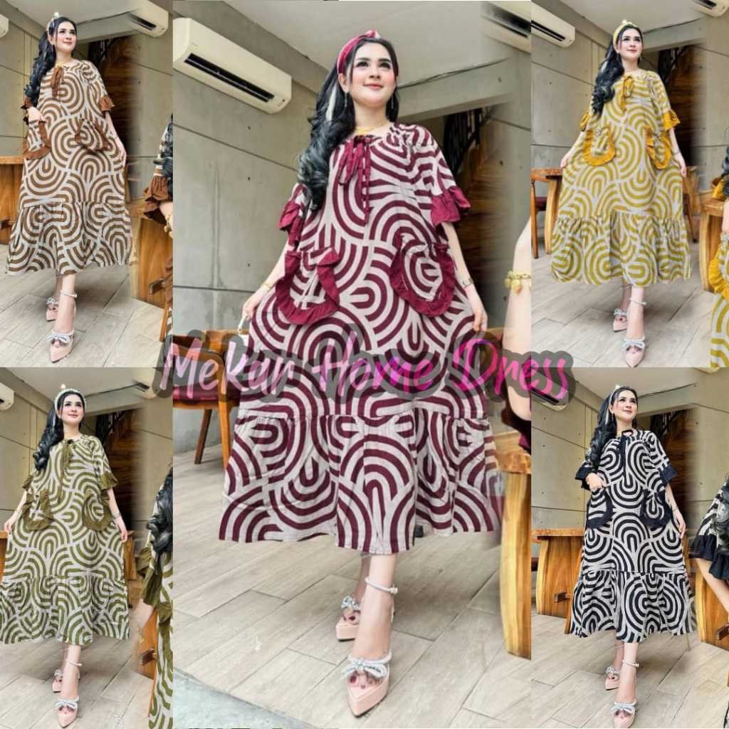 DASTER  PANJANG FUJI CEISYA  KARET DEPAN PITA DEPAN RESLETING DEPAN LD 120 RAMPEL BAWAH DRES CANTIK 