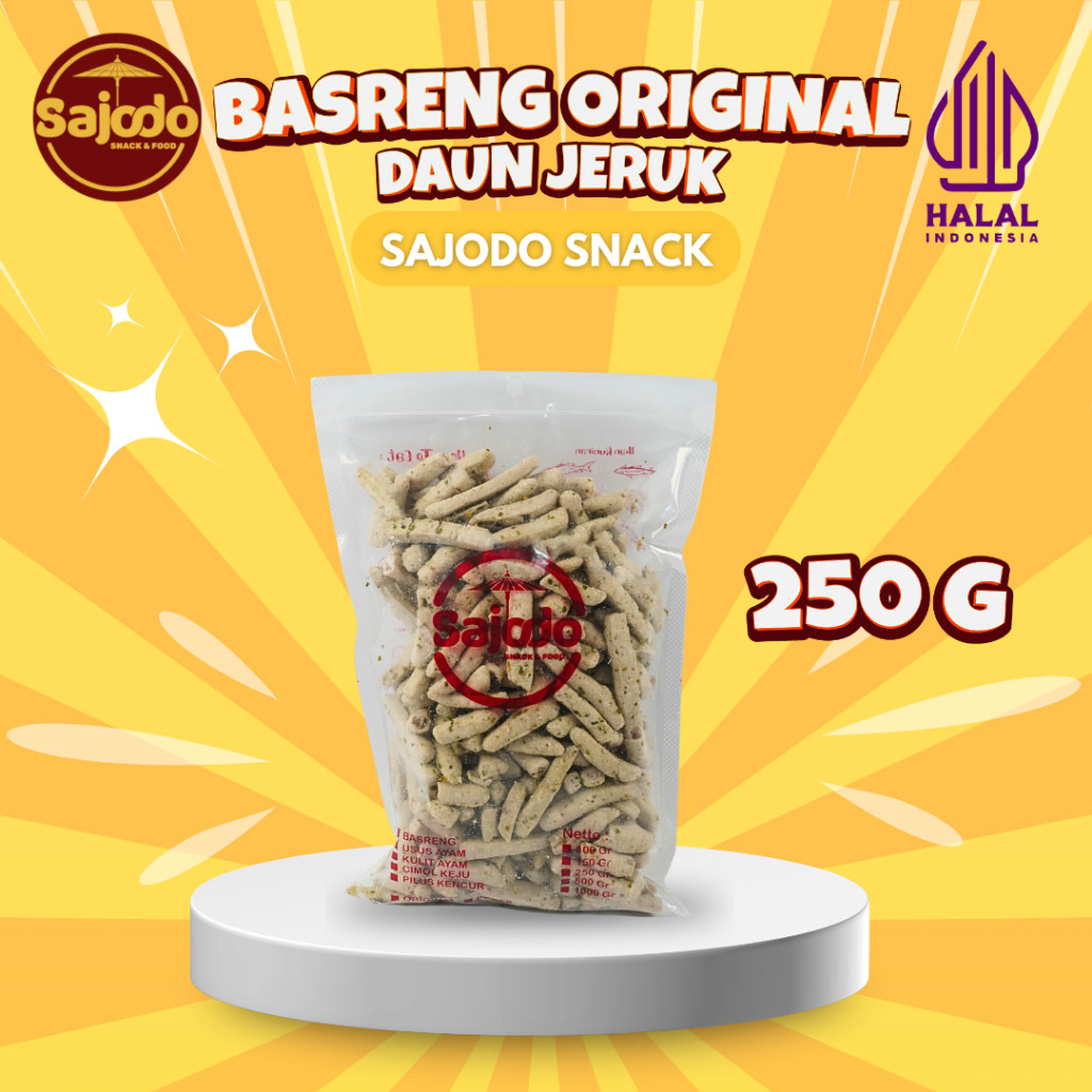 

JAMIN MURAH !!!Basreng Original Daun Jeruk - Sajodo Snack & Food(BISA LANGSUNG ORDER)