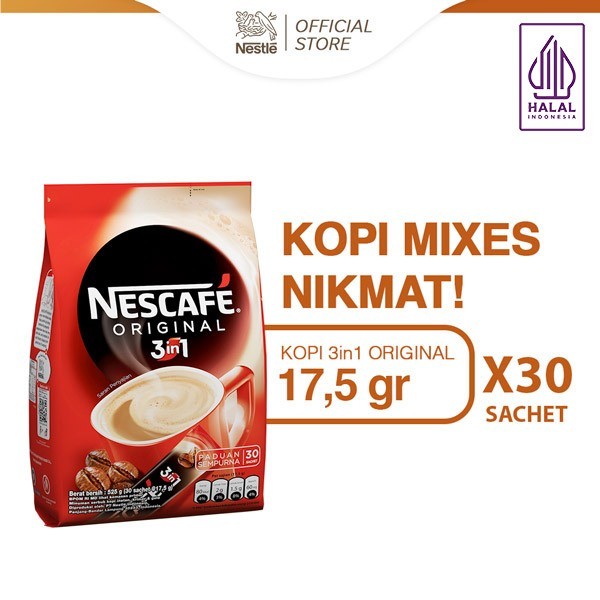 

Nescafe Original 3in1 17.5gr x 30