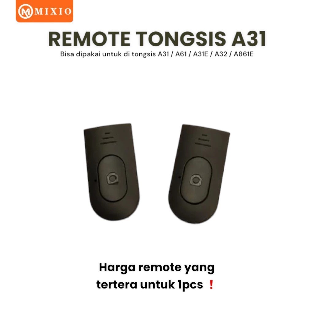 MIXIO - A31 A61L A32 Remote Bluetooth Tongsis / Selfie Stick Remote A31 A61L A900 A32 (1pcs) - Serba