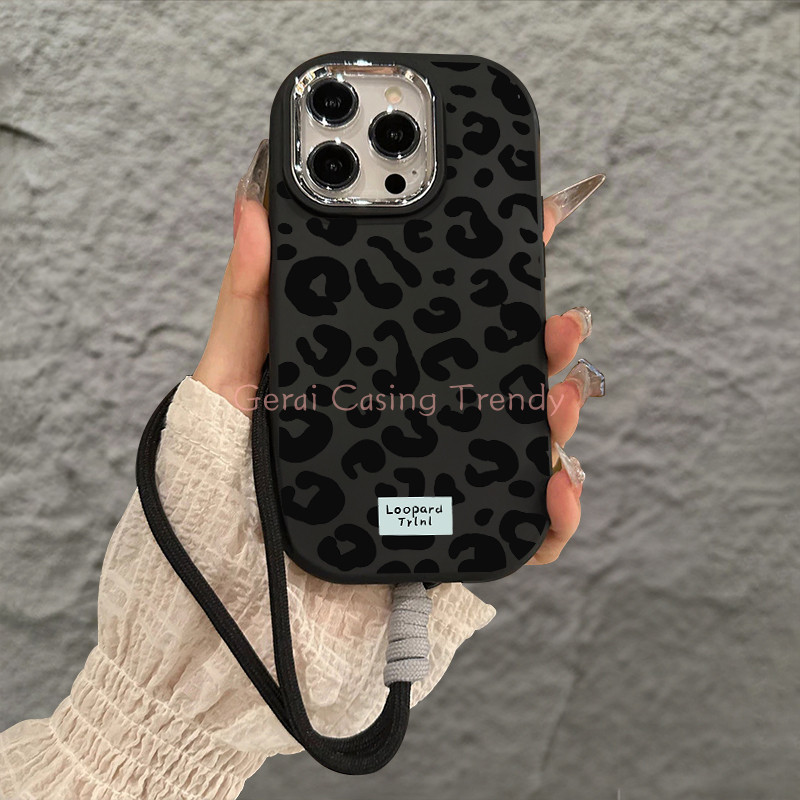 cuci gudang casing hp transparan silikon lembut dengan pinggiran hitam untuk case iphone 16 iphone