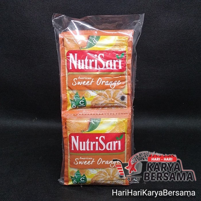 

MINUMAN BUBUK INSTAN NUTRISARI NUTRI SARI AMERICAN SWEET ORANGE SACHET PACK 10'S X 14GR