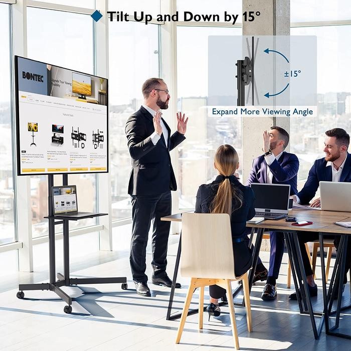 Bracket DUDUKAN Tv Stand Tv Adjustable for 32-65 Inch LCD LED OLED Plasma