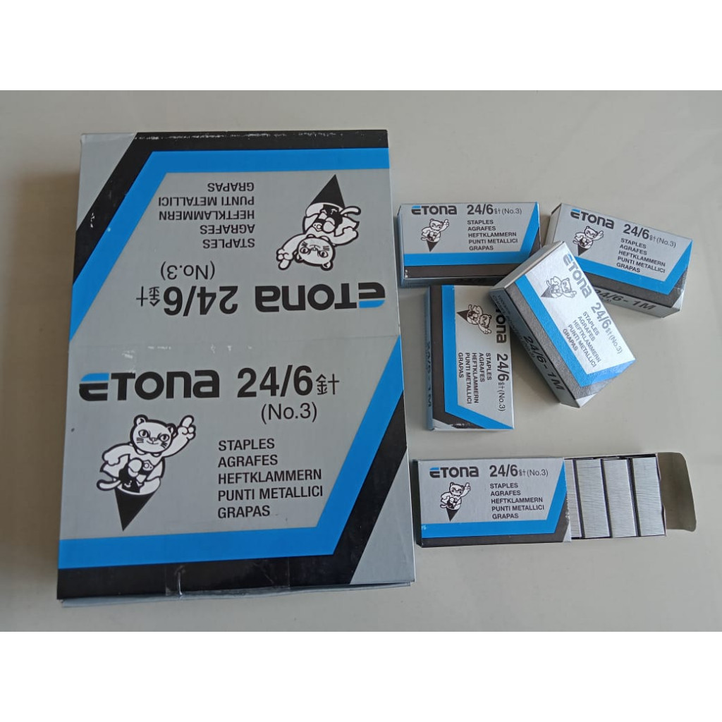 

Isi Staples Besar Merk Etona No. 3 / PCS - HEMAT