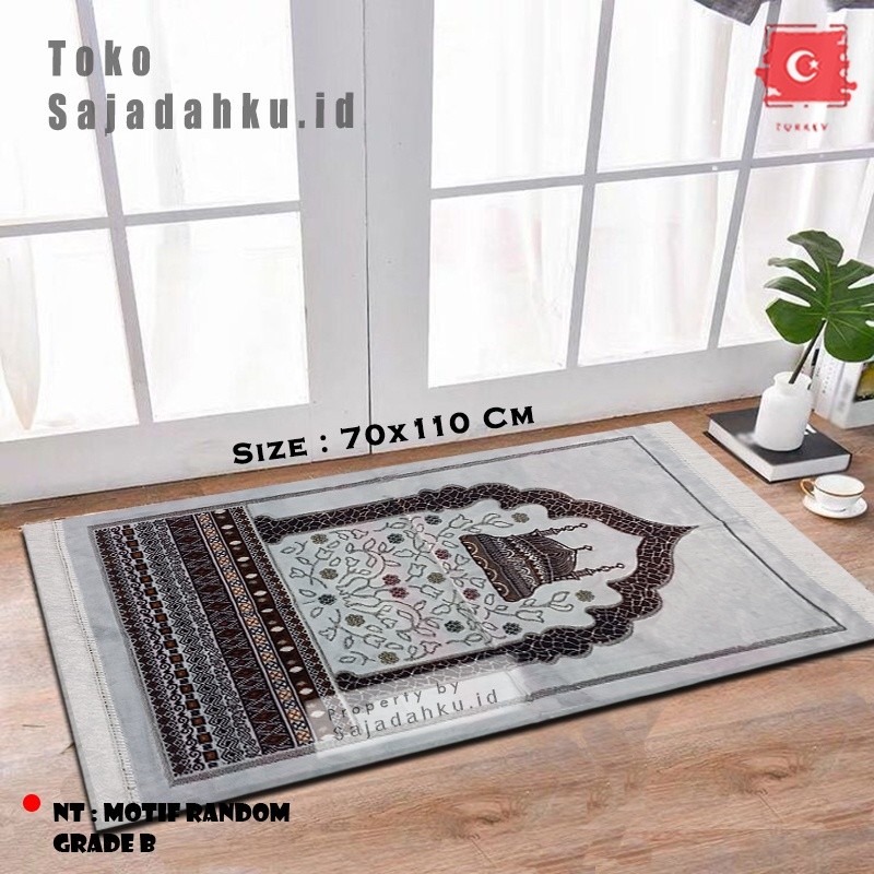 WADAindashopSajadah Turky Seserahan Tebal Bahan Bludru Safatex Premium