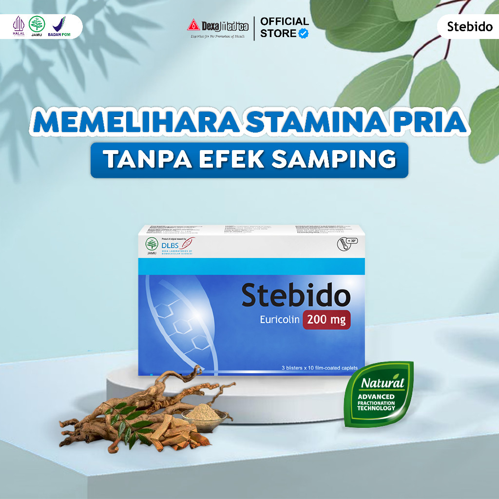 Stebido Suplemen Pria - Stebido 30 Kaplet 200 mg