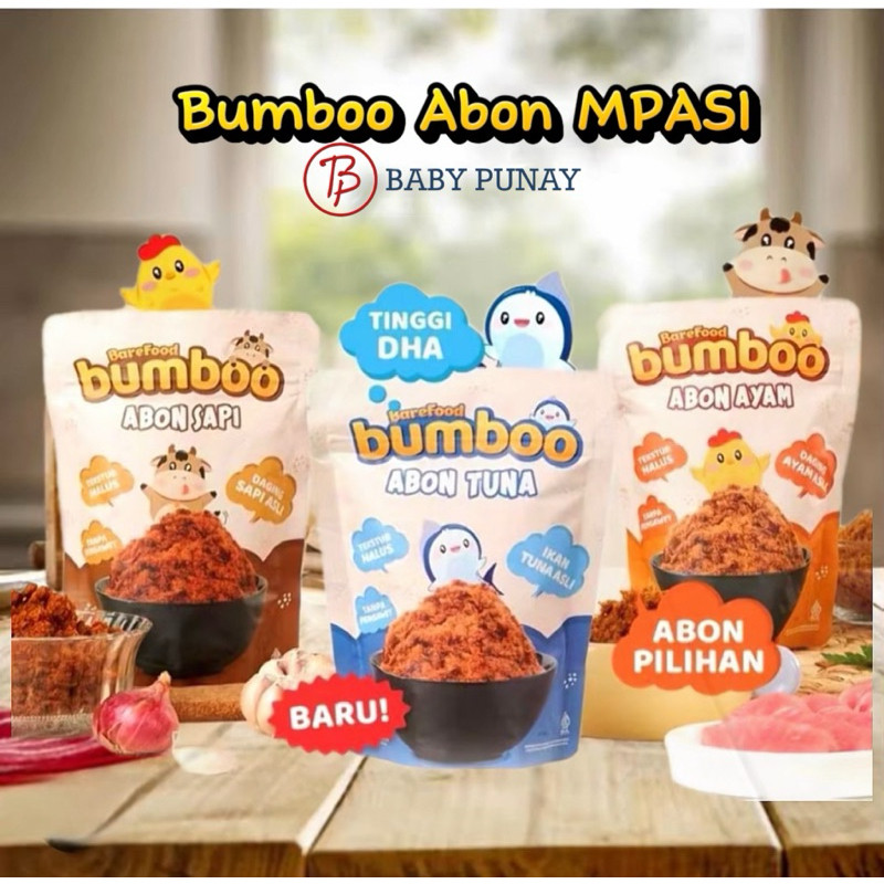 

Barefood BumbOO Abon MPASI Tanpa MSG & Pengawet - Abon Bumboo Abon MPASI Bayi