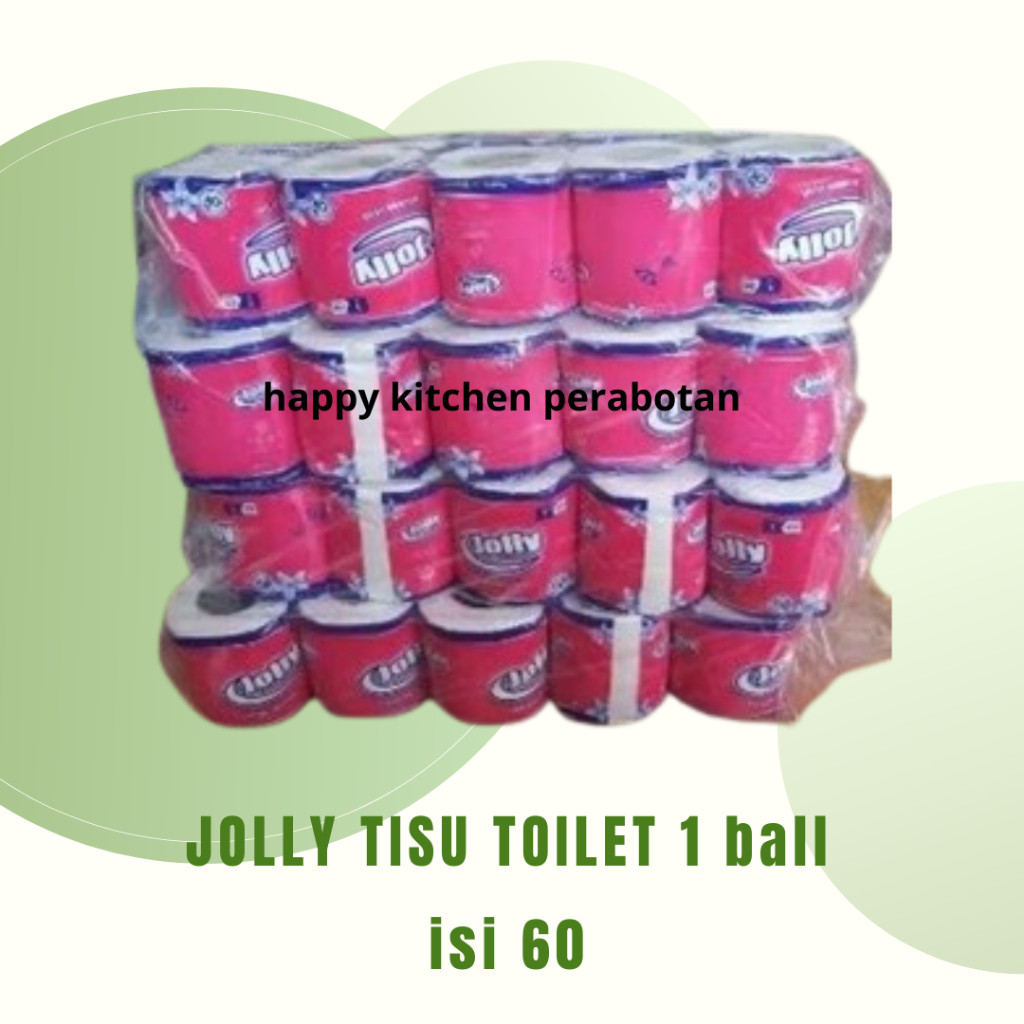 TISU TOILET 1 BALL ISI 60 ROLL TISSUE JOLLY